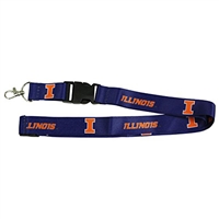 Illinois Fighting Illini Logo Lanyard