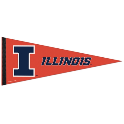 Illinois Fighting Illini Pennant 12" X 30"