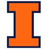 Illinois Fighting Illini Die-Cut Transfer Decal - I Logo