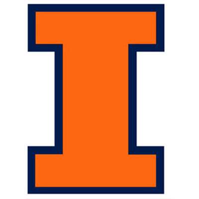 Illinois Fighting Illini Die-Cut Transfer Decal - I Logo