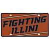 Illinois Fighting Illini Full Color Mega Inlay License Plate