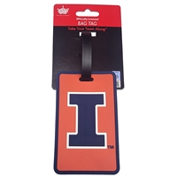 Illinois Fighting Illini Soft Luggage/Bag Tag