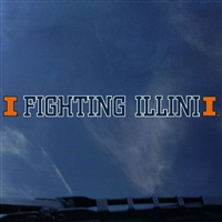 Illinois Fighting Illini Automotive Transfer Decal Strip