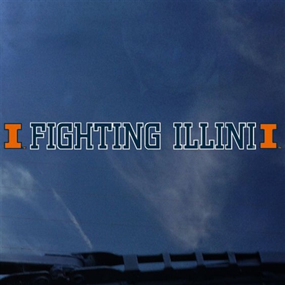 Illinois Fighting Illini Automotive Transfer Decal Strip