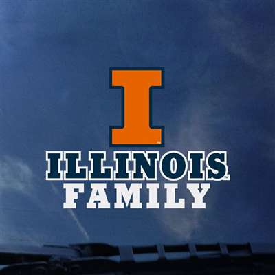 Illinois Fighting Illini Transfer Decal - Family