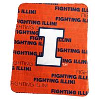 Illinois Fighting Illini Classic Fleece Blanket