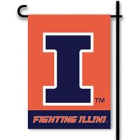 Illinois Fighting Illini 2-Sided Garden Flag