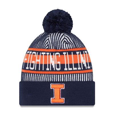 Illinois Fighting Illini New Era Striped Knit