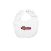 Rutgers Newborn Vinyl Snap Bib - All White