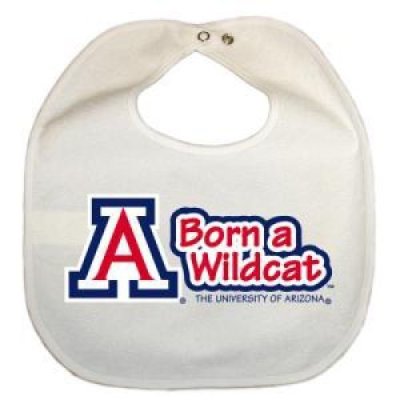 Arizona Newborn Vinyl Snap Bib - All White