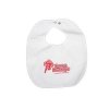 Ohio State Newborn Vinyl Snap Bib - All White