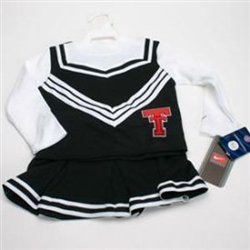 Texas Tech Toddler 2-piece Long Sleeve Cheerleader Outfit By Nike