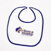 Washington Huskies - Newborn Snap Bib