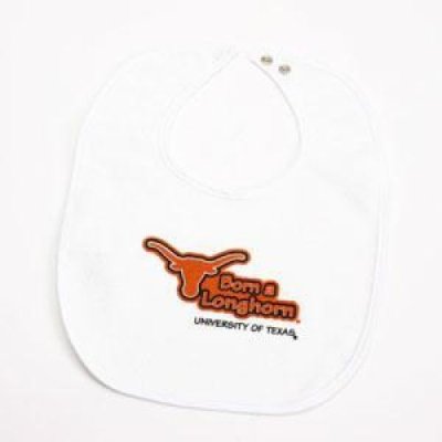 Texas Longhorns - Newborn Snap Bib