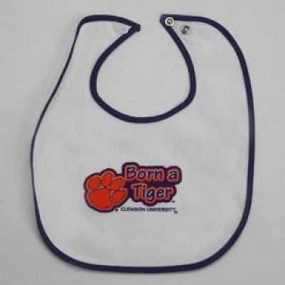 Clemson Tigers - Newborn Snap Bib