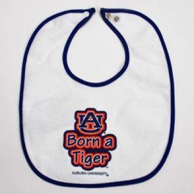 Auburn Tigers - Newborn Snap Bib