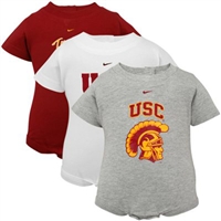 Usc Nike Infant 3-pack Creeper Set