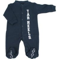 North Carolina Tar Heels Infant Footsie Pajamas