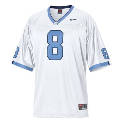 North Carolina Tar Heels Youth Football Jersey - Nike Replica Gameday Jersey - White #8