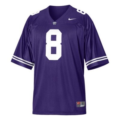 Kansas State Wildcats Youth Football Jersey - Nike Replica Gameday Jersey - Purple #8