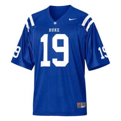 Duke Blue Devils Youth Football Jersey - Nike Replica Gameday Jersey - Royal #19