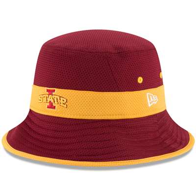 Iowa State Cyclones New Era Training Bucket Hat - Maroon