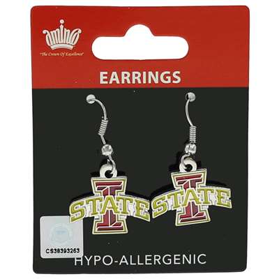 Iowa State Cyclones Dangler Earrings