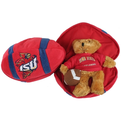 Iowa State Cyclones Stuffed Bear in a Ball - Football