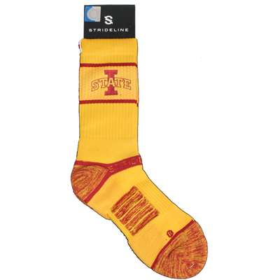 Iowa State Cyclones Strideline Strapped Fit 2.0 Socks - Gold