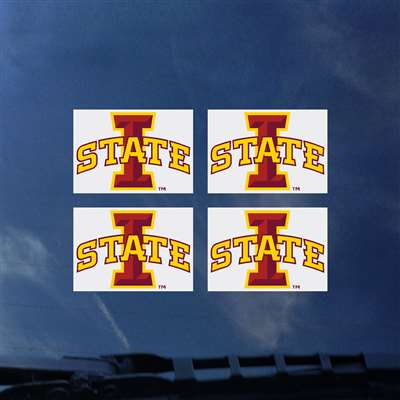 Iowa State Cyclones Transfer Decals - Set of 4