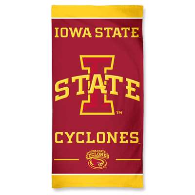 Iowa State Cyclones Cotton Fiber Beach Towel