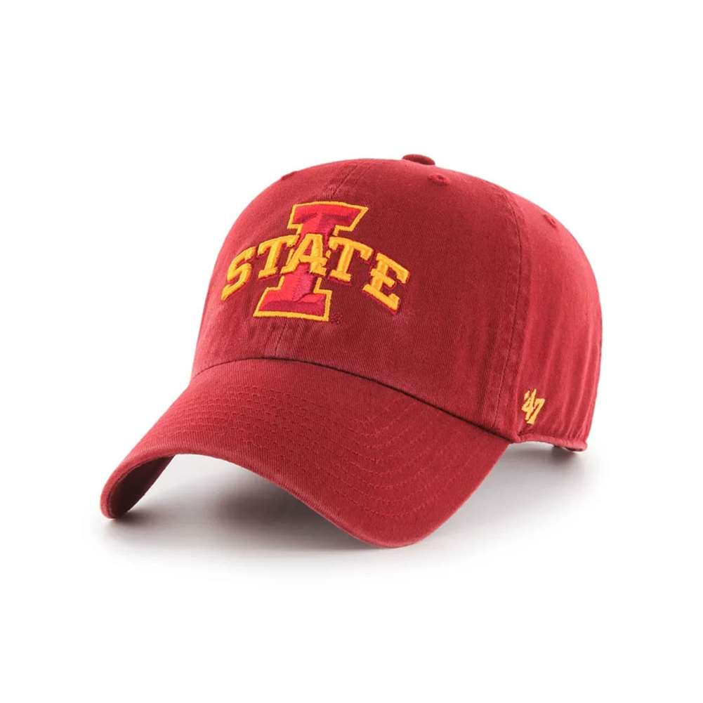 Iowa State Cyclones 47 Brand Clean Up Adjustable Hat - Crimson