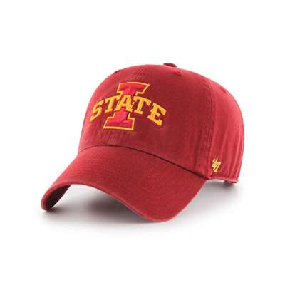 Iowa State Cyclones 47 Brand Clean Up Adjustable Hat - Crimson