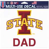 Iowa State Cyclones Multi-Use Decal - Dad