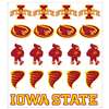 Iowa State Cyclones Multi-Purpose Vinyl Sticker Sheet