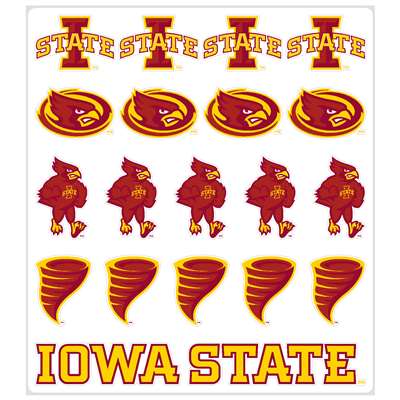 Iowa State Cyclones Multi-Purpose Vinyl Sticker Sheet