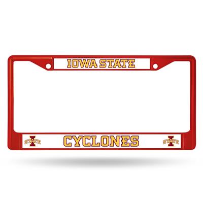 Iowa State Cyclones Team Color Chrome License Plate Frame