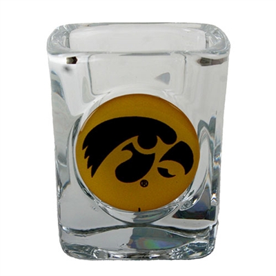 Iowa Hawkeyes Shot Glass - Square 2oz