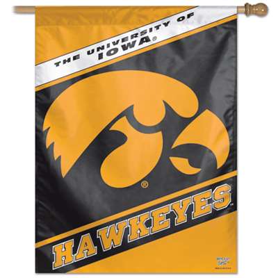 Iowa Hawkeyes Banner/vertical Flag 27" X 37"