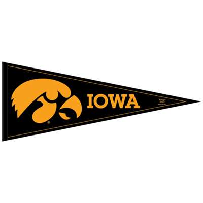 Iowa Hawkeyes Pennant 12" X 30"