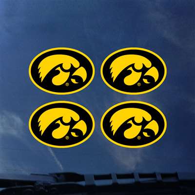 Iowa Hawkeyes Transfer Decals - Set of 4