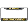 Iowa Hawkeyes Metal License Plate Frame w/Domed Acrylic