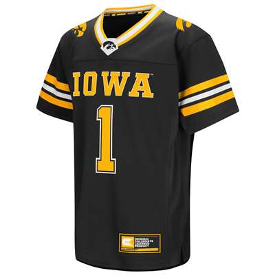 Iowa Hawkeyes Custom Nike Football Jersey - Black