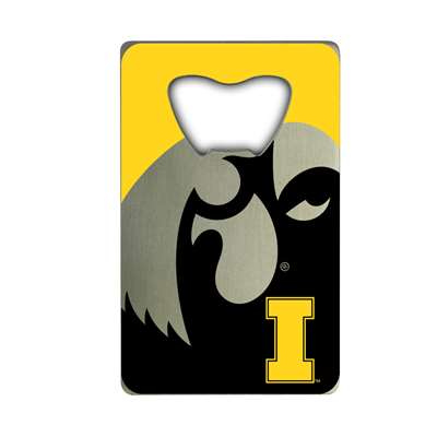 Iowa Hawkeyes Steel Credit Card Bottle Opener