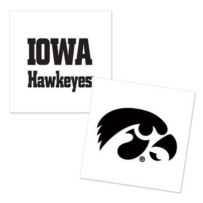 Iowa Hawkeyes Temporary Tattoo - 4 Pack