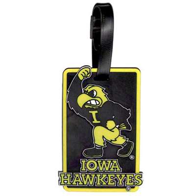 Iowa Hawkeyes Soft Luggage/Bag Tag