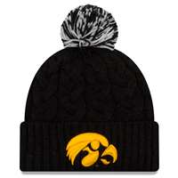 Iowa Hawkeyes New Era Women's Cozy Cable Knit Beanie