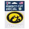 Iowa Hawkeyes Perfect Cut Decal - Alumni