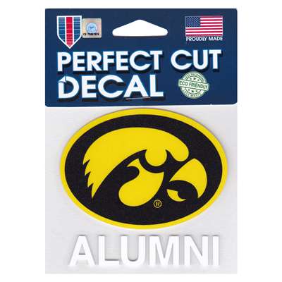 Iowa Hawkeyes Perfect Cut Decal - Alumni