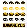 Iowa Hawkeyes Multi-Purpose Vinyl Sticker Sheet